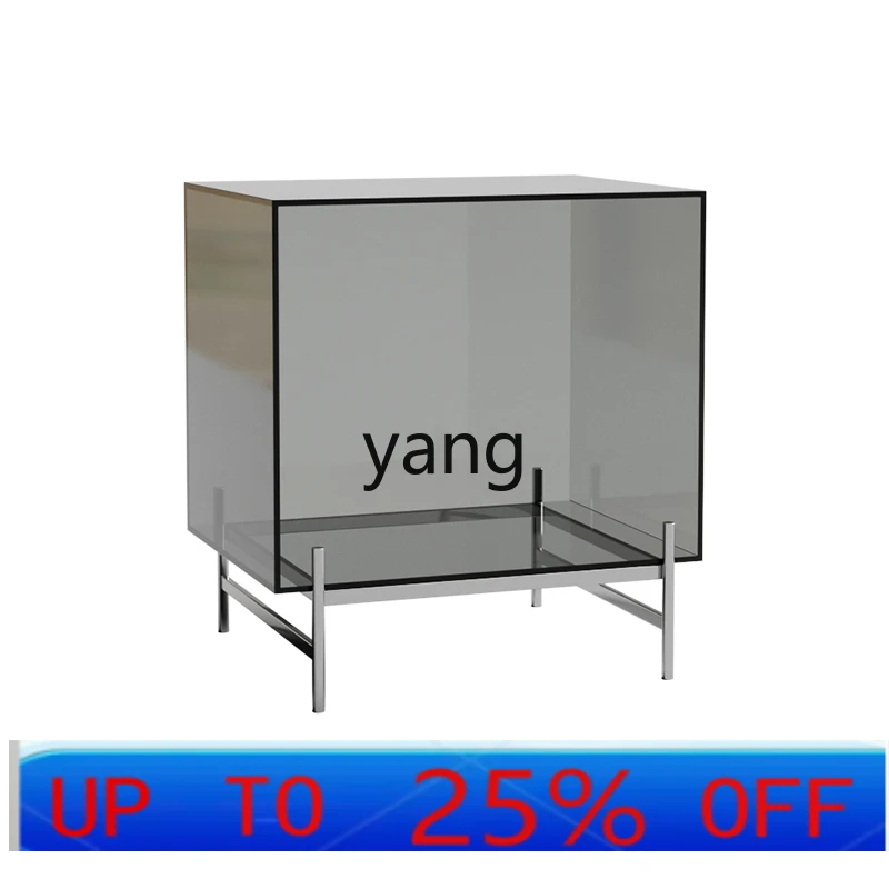 

LTT simple bookshelf acrylic metal shelf high-end creative transparent bookcase