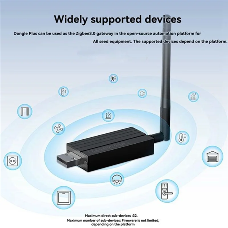 M11K-Zigbee 3.0 USB Dongle-P Universal Wireless Gateway Hub Supports Home Assistant Zigbee2mqtt For Raspbian Macos 3PCS