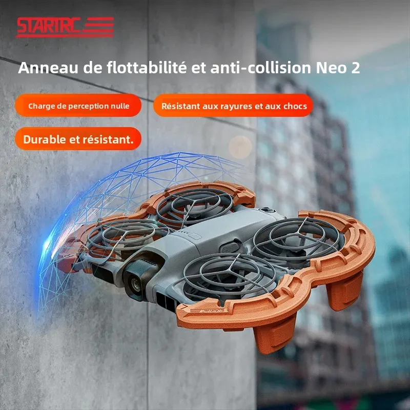 Image: Couvercle de protection d'hélice pour pièces de Drone DJI NEO 2, protecteur flottant EVA, anneau Anti-Collision, accessoires de Drone