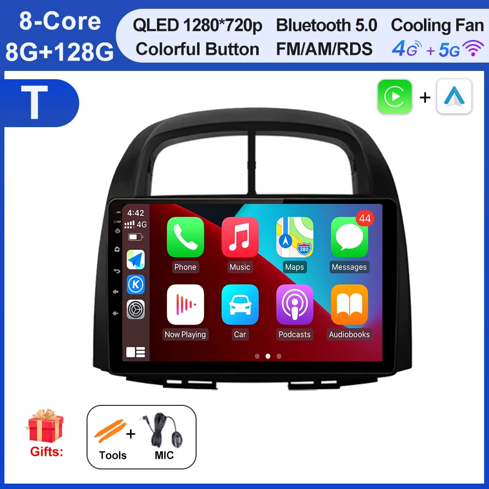 Draadloze CarPlay Android Auto Radio Auto Multimedia GPS Video Voor Subaru Justy Toyota Passo Daihatsu Boon Sirion 2007-2013 tool
