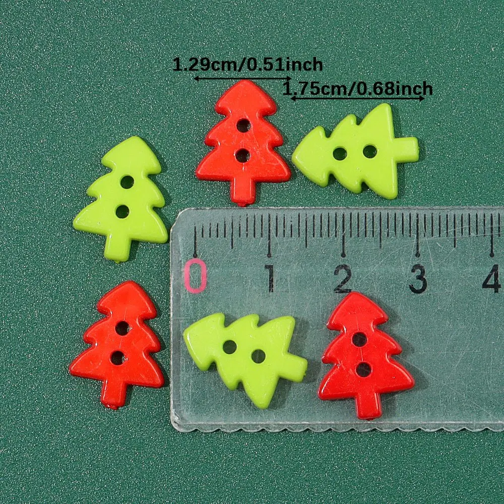 41/121/241 قطعة خرز زخرفي على شكل شجرة أكريليك ، إكسسوارات مجوهرات ذاتية الصنع ، عيد الميلاد ، عيد الشكر ، هدايا عيد الحب