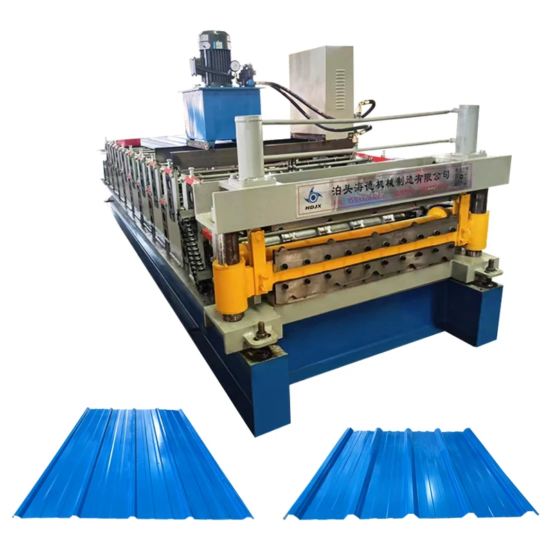 Hyde Factory Custom Automatic Double Corrugated and IBR Roof Plate Roller Forming Machine