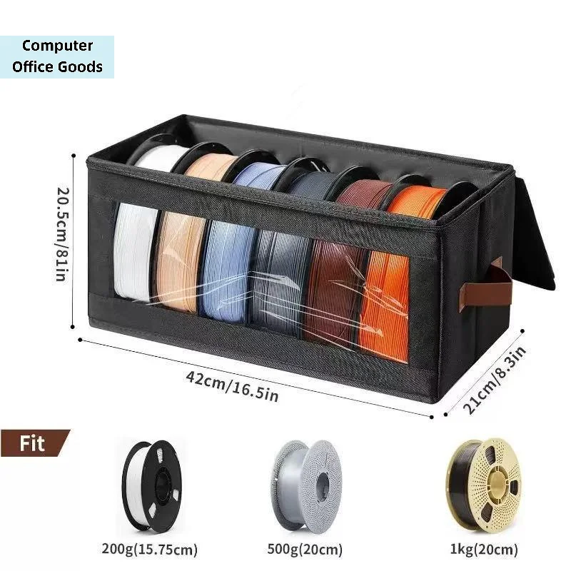 【Filament Storage Box 3D Printer Filament Storage Containers 3D Printing Accessories Holder Rack For Home, Office Workshop】