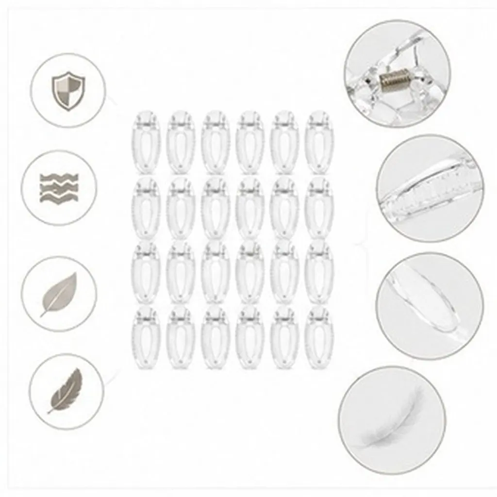 60 Pcs French Barrette Hair Clips Duck Billed for Classic Barrettes