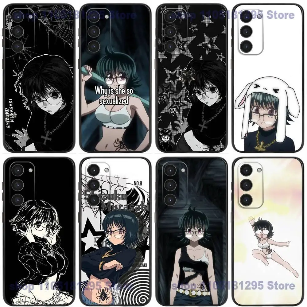 

S-Shizuku M-Murusaki Phone Case For Samsung Galaxy A20,21s,22,31,32,52,53,72,73,80,91 Soft Liquid Silicone Black Cover