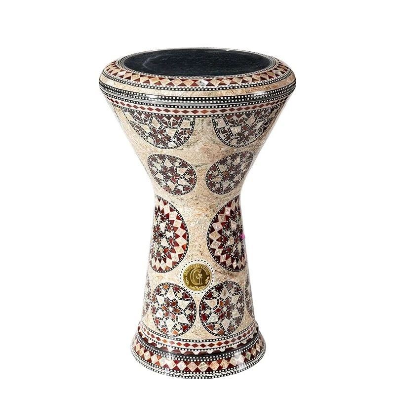 

Middle Eastern drum Arabic drum Handclapped percussion instruments Made in Egypt 8 Inch Aluminum
