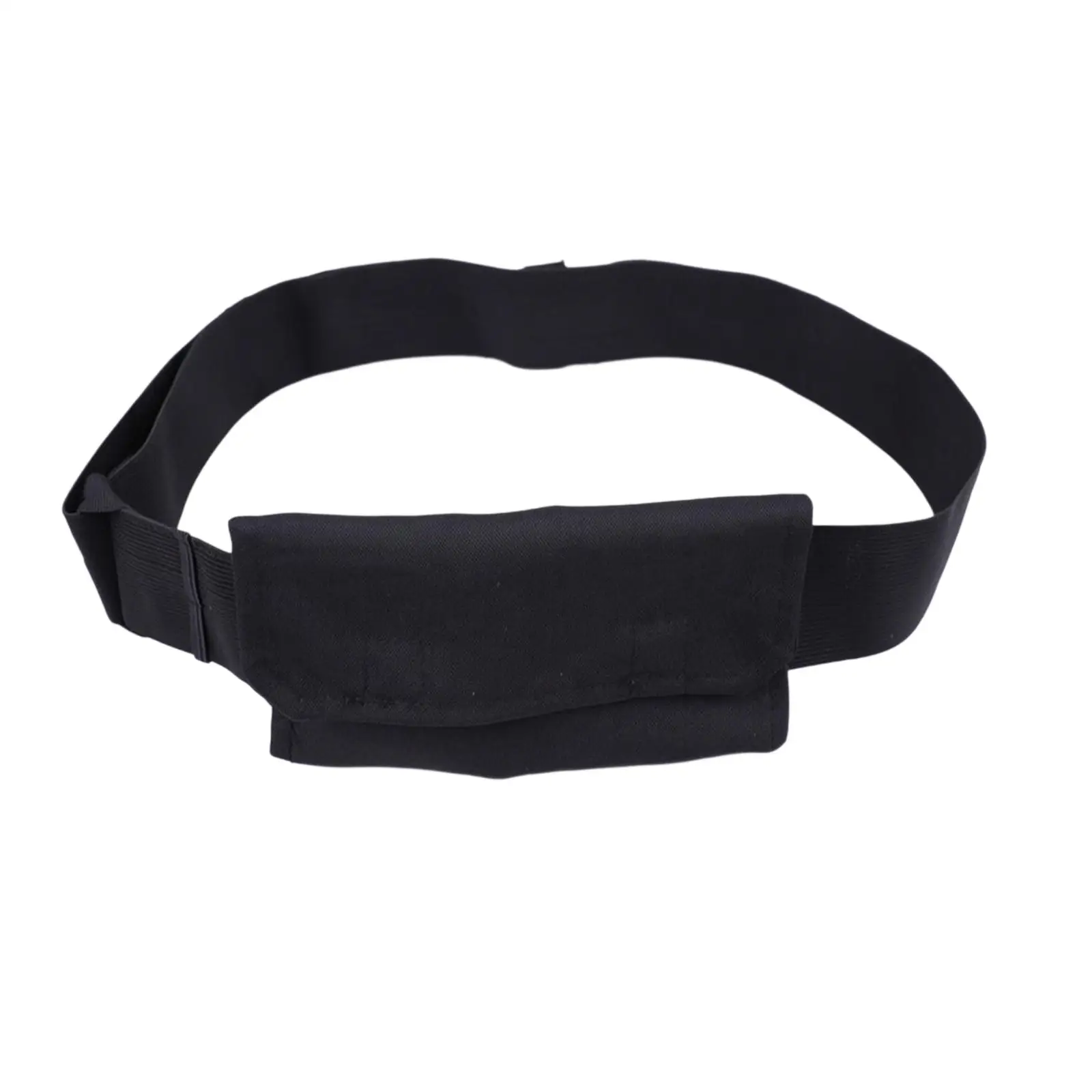 Cloth Abdominal Support Belt for Tube Management with Adjustable Hook and Loop Closure