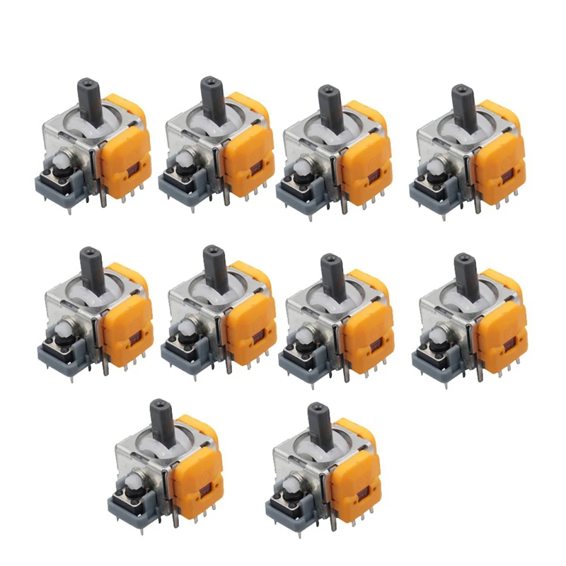 

10Pcs Hall Electromagnetic Joystick For PS5 Game Console Hall Joystick Sensor Module Potentiometer