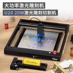 D printer laser engraving cutting machine engraving metal ceramic wood board acrylic marking machine U20