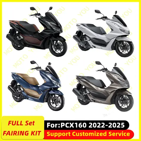 혼다 PCX125 PCX150 PCX160 2022 2023 2024 2025 전체 페어링 키트 페인트 차체 새로운 ABS 플라스틱에 맞는 오토바이 페어링 키트 혼다 PCX125 PCX150 PCX160 2022 2023 2024 2025 전체 페어링 키트 페인트 차체 새로운 ABS 플라스틱에 맞는 오토바이 페어링 키트