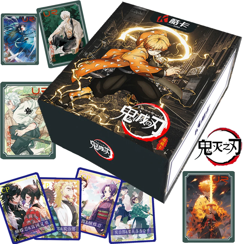 

Original Demon Slayer Card For Children Kibutsuji Muzan Kokushibo Exquisite Q-version Limited Game Collection Card Table Gifts
