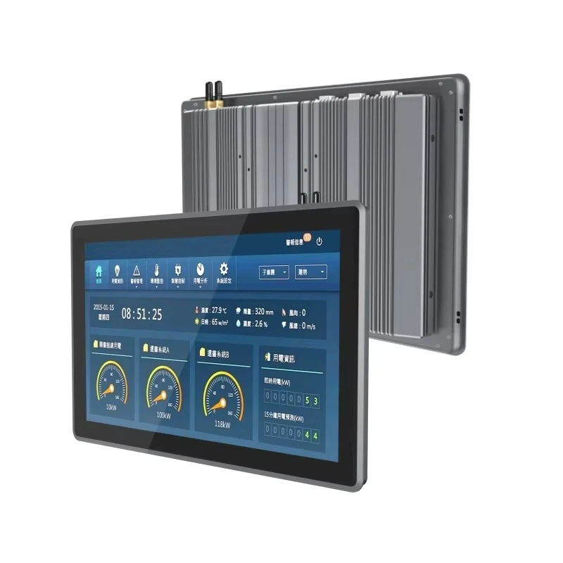 13.3 Inch Industrial Touch Panel PC Embedded IP65 AIO with J1900 I3 I5 I7 for Factory Automation/Control Systems