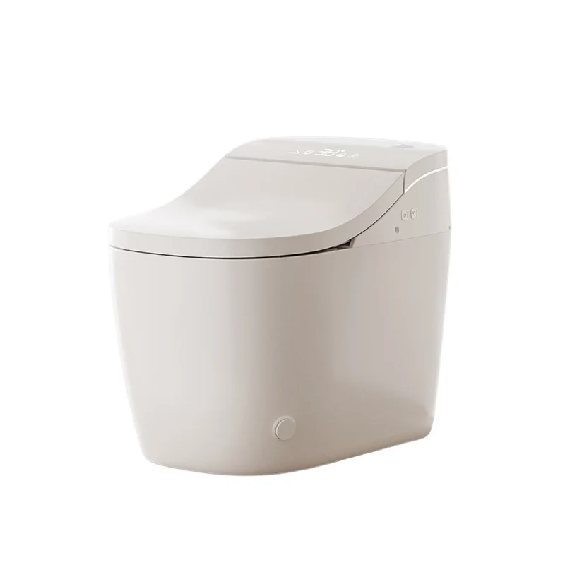 

New smart toilet ultra-quiet flush with mechanical flush button household toilet