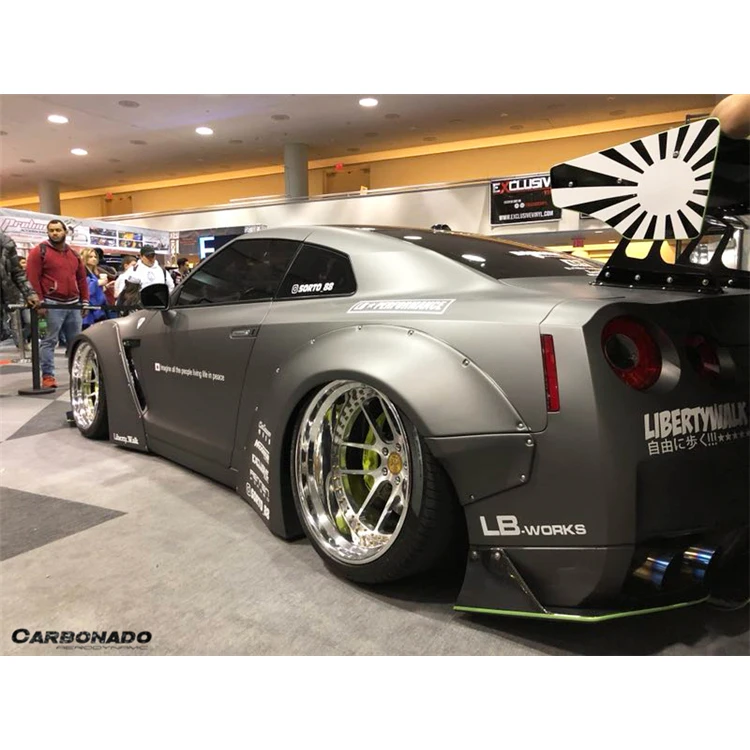 B Style Carbon Fiber Body Kit ForNissan GTR R35