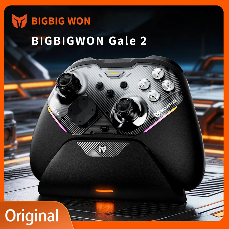 

Игровой контроллер BIGBIG WON Gale 2, беспроводной Bluetooth-джойстик TMR, контроллер Apex Competitive Switch2, для ПК, Android, Mac, Steam