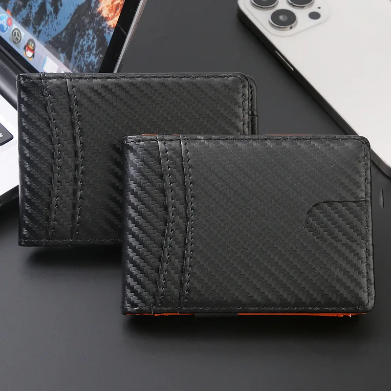 Cross-Border Ultra-Leather RFID Anti-Theft Card Holder Multi-Functional Wear-Resistant Bruing Card Sve