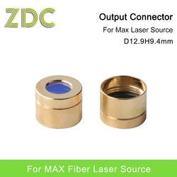 ZDC Max Fiber Laser Source Output Protective Connector Lens Group QBH Protective Cap D12.9H9.4 for Max Laser Cutting Machine