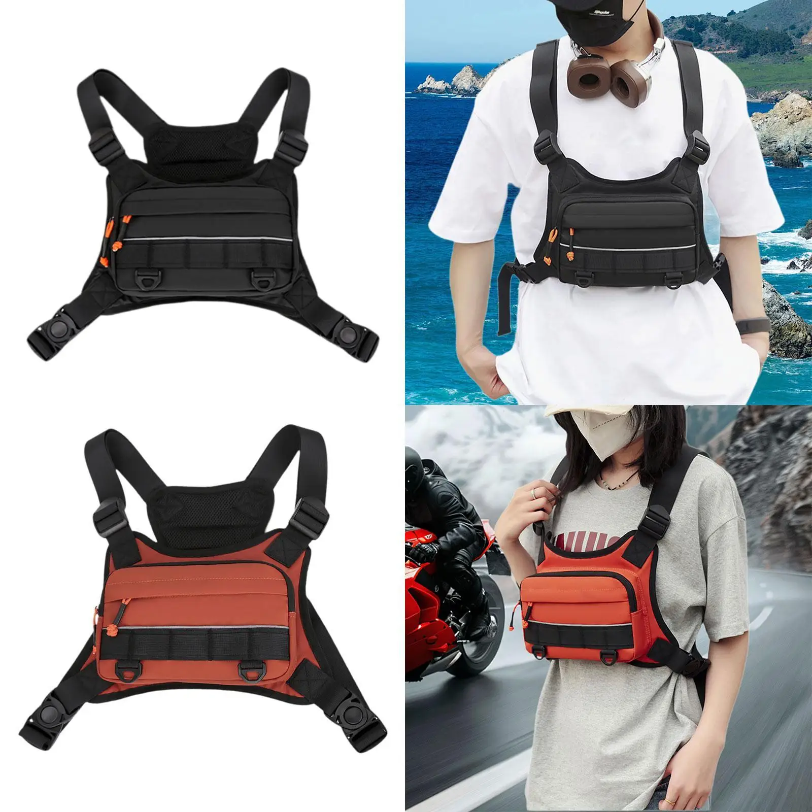 

Chest Bag for Men Outdoor Sports Chest Bag for Rock Climbing Sports Travel