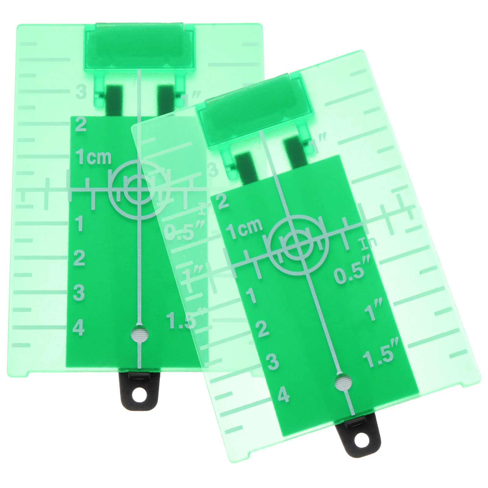

2Pcs Green Board with Stand Metric Imperial Units Visibility Enhancing Reflective Film Magnetic Floor Plate