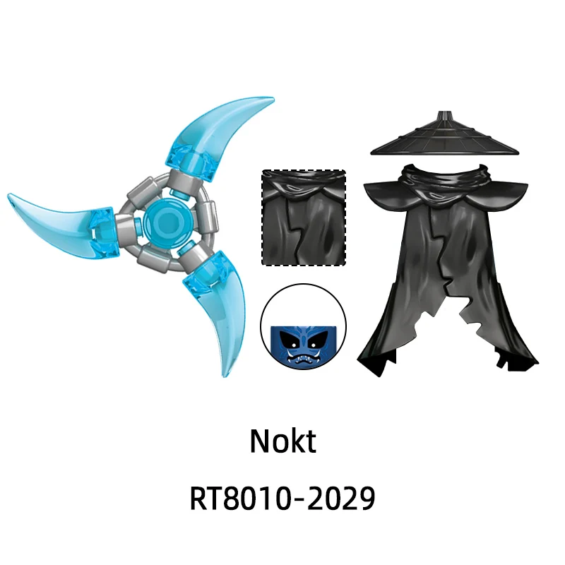 RT8010 Drix Kur Nokt Zarkt Rox 모델 블록 MOC 벽돌 세트 선물 장난감