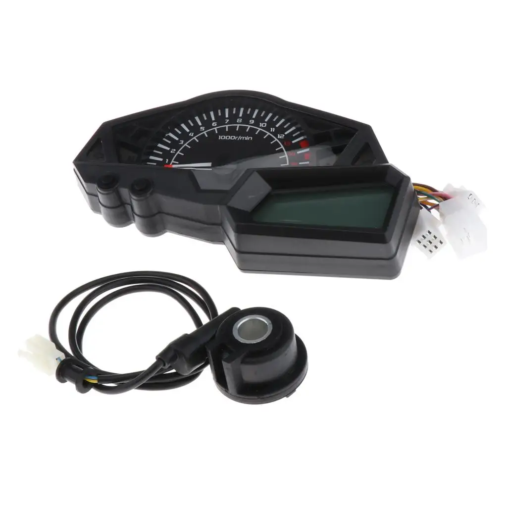 

LCD Odometer Speedometer Digital Motorcycle Tachometer Display Automotive Speed Monitor for Kawasaki 300