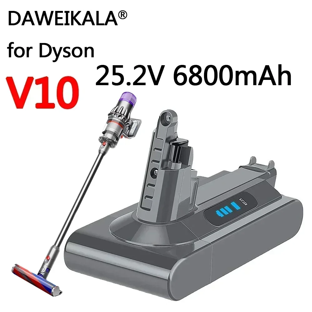 

Newly upgraded SV12 6800mAh 100Wh Replacement battery for Dyson V10 battery battery pack bms