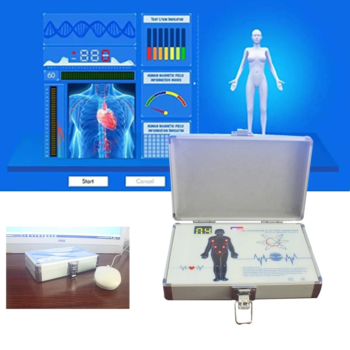 محلل مغناطيسي للرنين الكمومي ، جهاز تشخيص الصحة ، لغات متعددة ، 6G