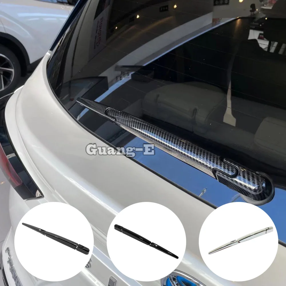 

For Toyota Sienna 2021 2022 2023 Rear Window Wiper Cover ABS Chrome Back Windshield Wiper Trim Car Accessories Exterior Decor