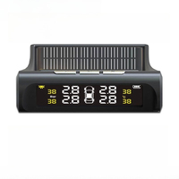 Tire pressure monitor Solar tire detection instrument Automotive wireless built-in external high-precision tire pressure meter