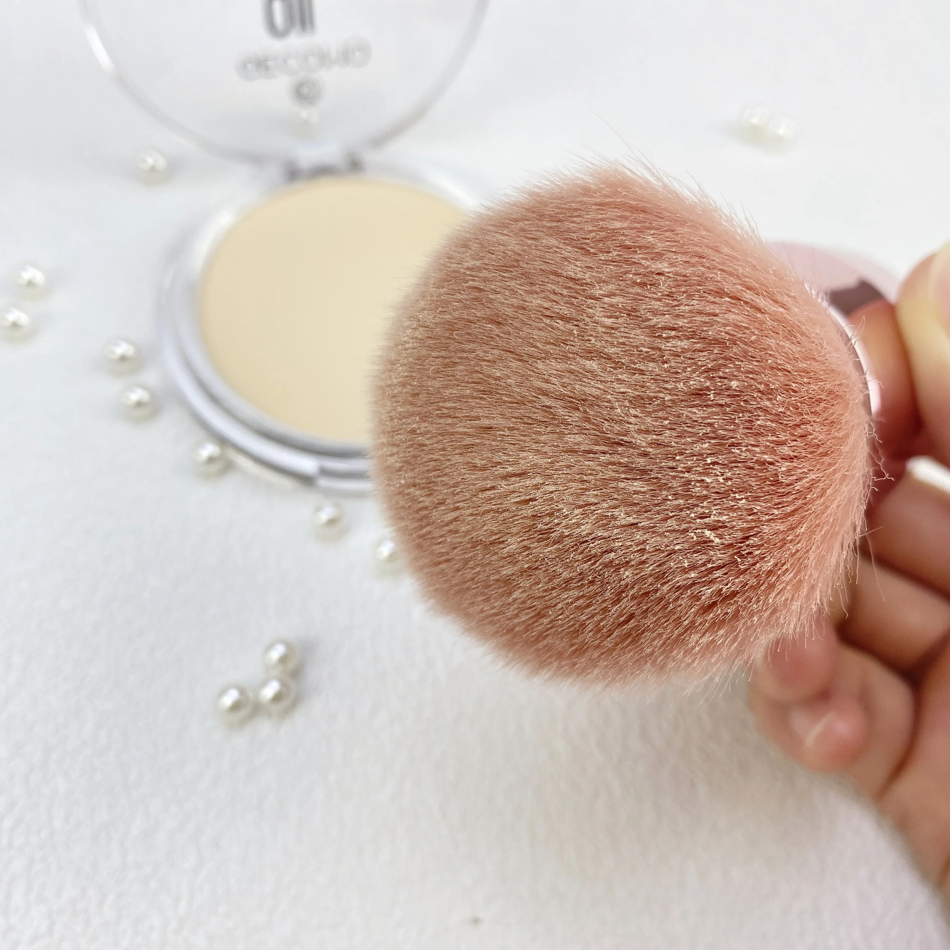 Mushroom Head Loose Powder Brush Mini Blush Contouring Brush Beauty Tools