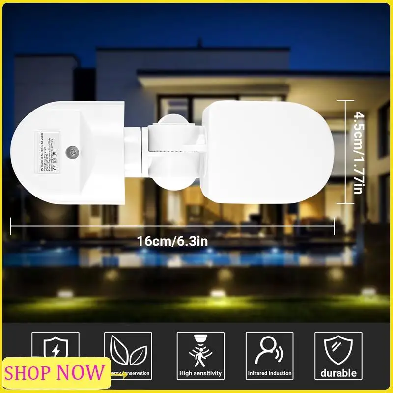 

Especial Infrared Motion Sensor AC110V-240V Adjustable Sensor Switch For PIR Body Motion Sensors For Multiple Scenarios (White)