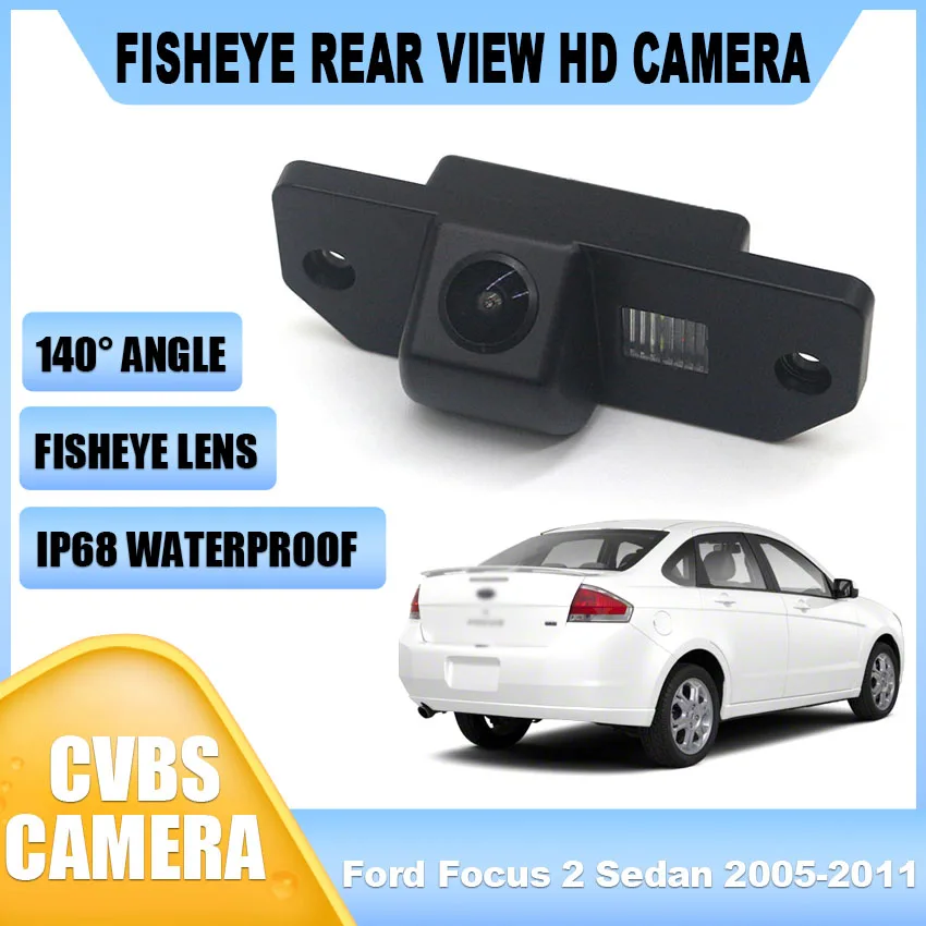 

Waterproof for Ford Focus 2 Sedan 2005-2011 C-Max Car Rear View Camera Backup Camera Reverse Parking 140 Degrees Wide Angle