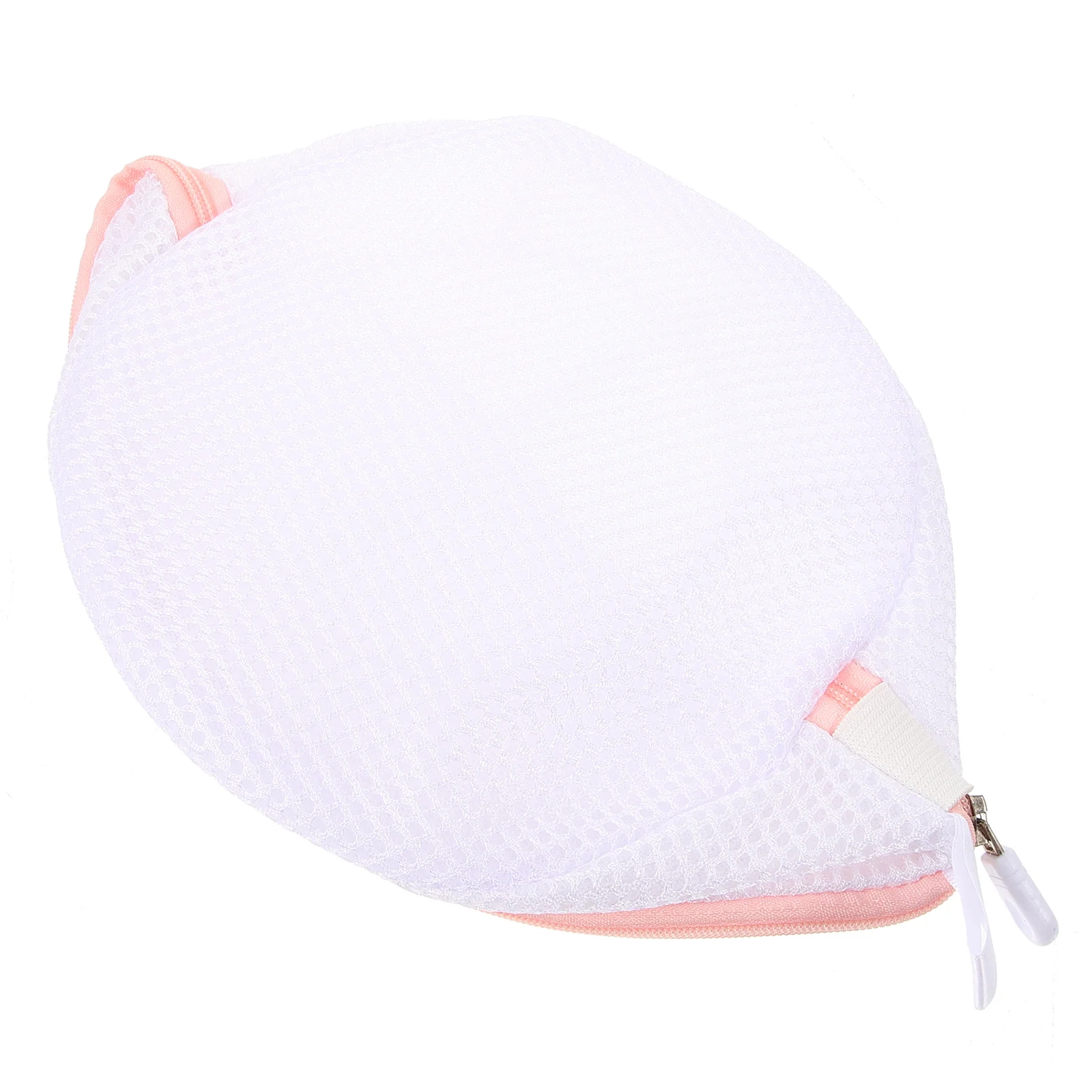 

1Pcs Laundry Bag Delicate Mesh Washing Net Bra Lingerie with Shell Bracket Protection Anti-Shrink Washing Garment Bag Pink