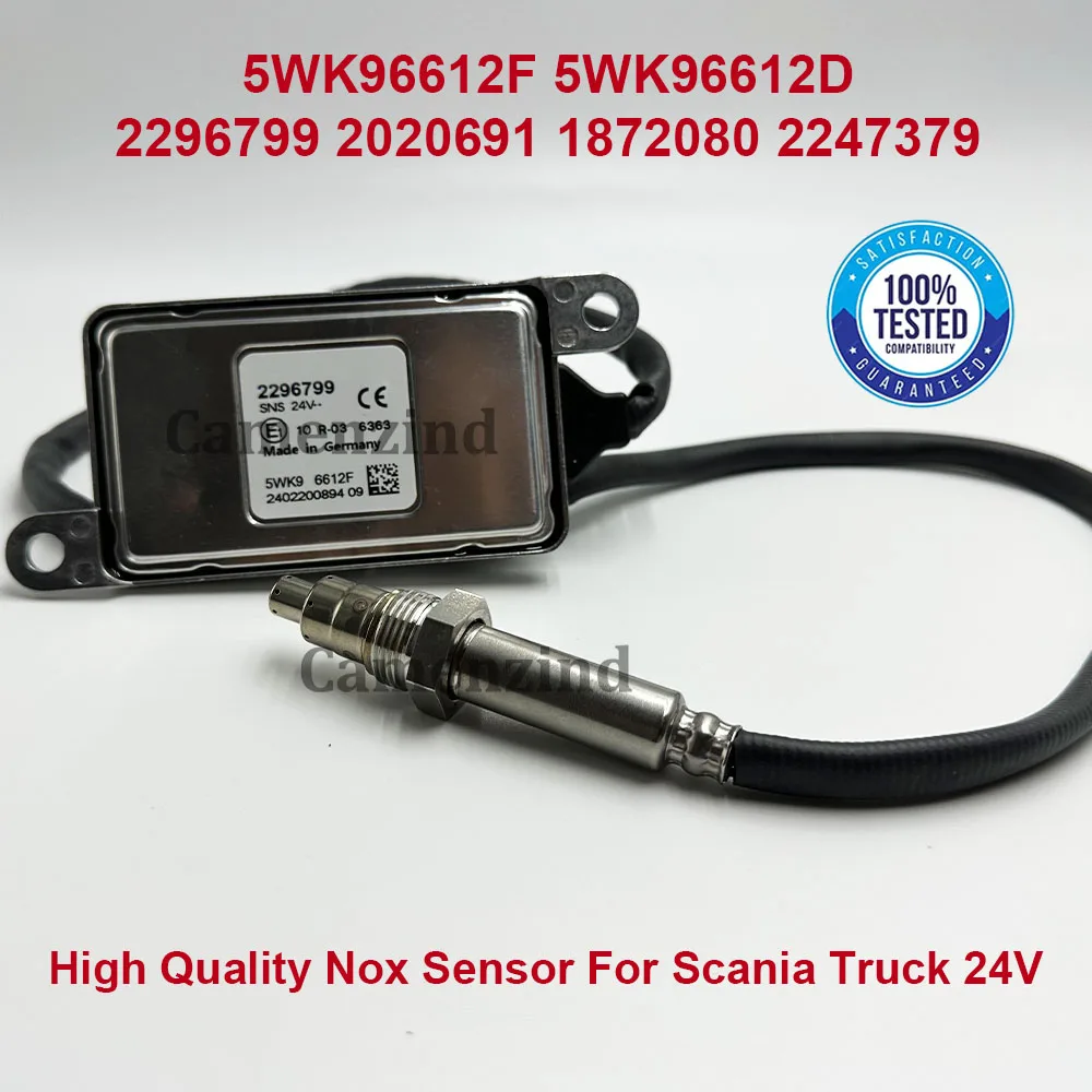 

2296799 5WK96612F 5WK96612D For Scania Truck High Quality Chips Probe Oxygen Sensor NOX Sensor 24V 2020691 1872080 2247379