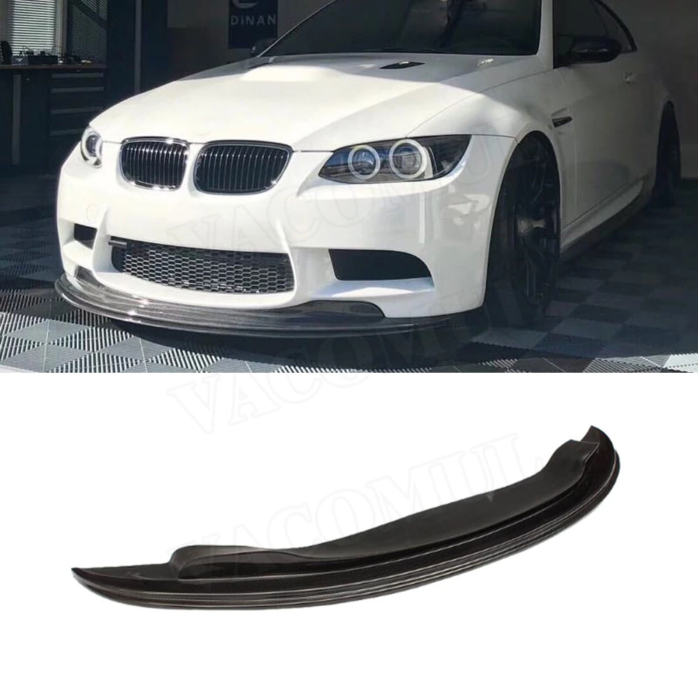 VACOMUL 3 Series Carbon fiber front lip Spoiler for BMW E90 E92 E93 M3 2009-2012 GT-S Style Head Bumper Chin Guard Car Styling