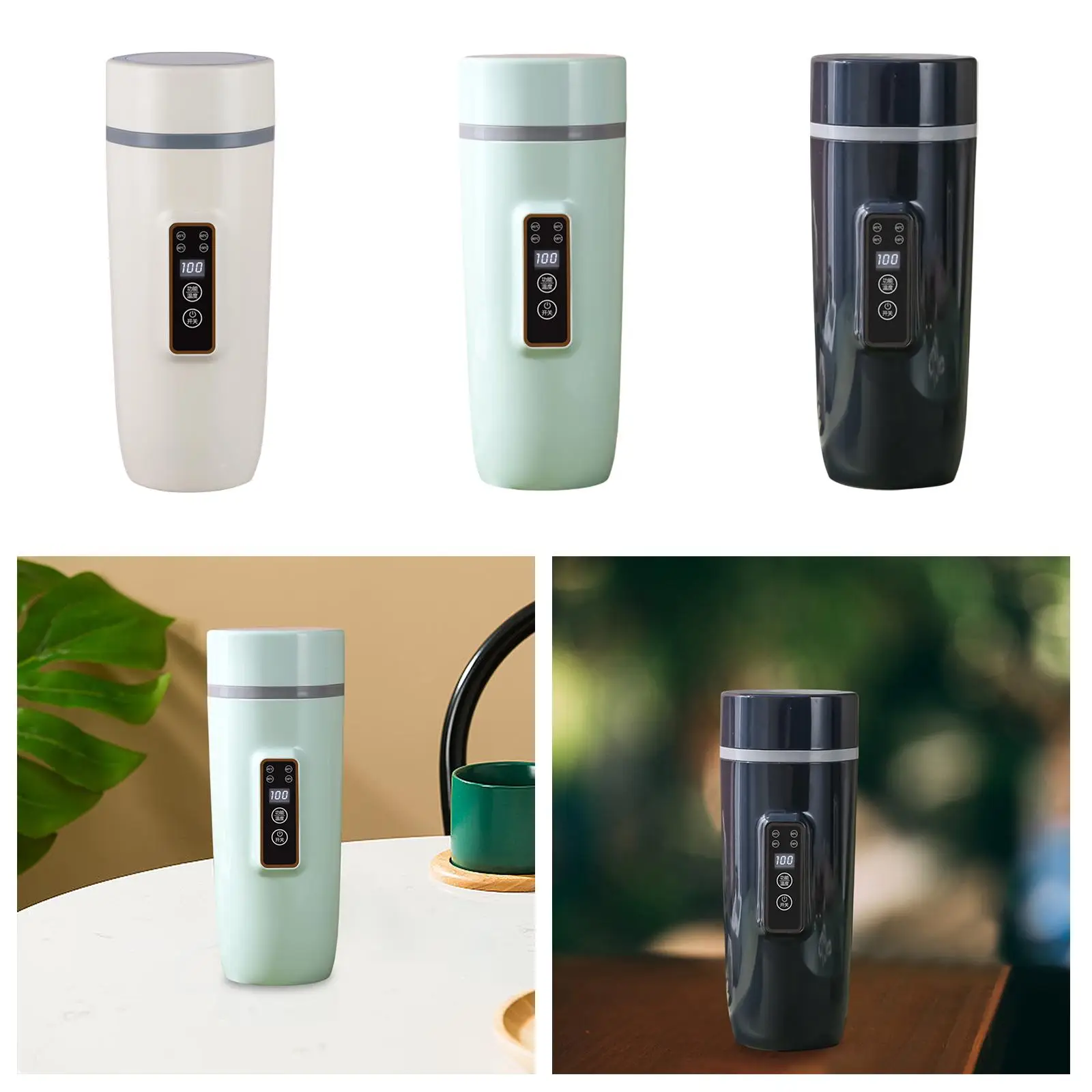 

12V Car Kettle Heating Cup Car Personal Portable Electric Kettle Hot Water