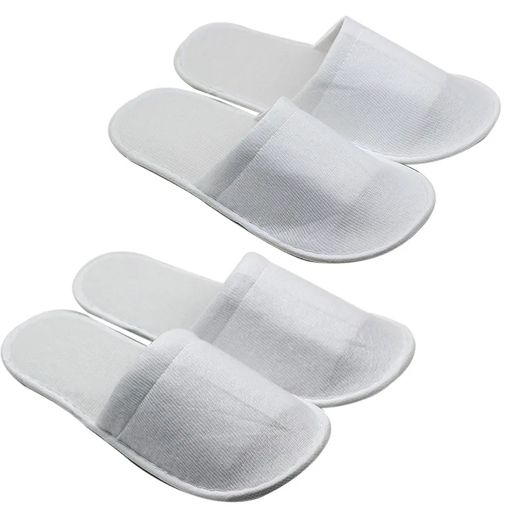 

Hotel Disposable Non-woven Slippers B&B Hotel Logo Non-slip Slippers Beauty Salon Single Random Color