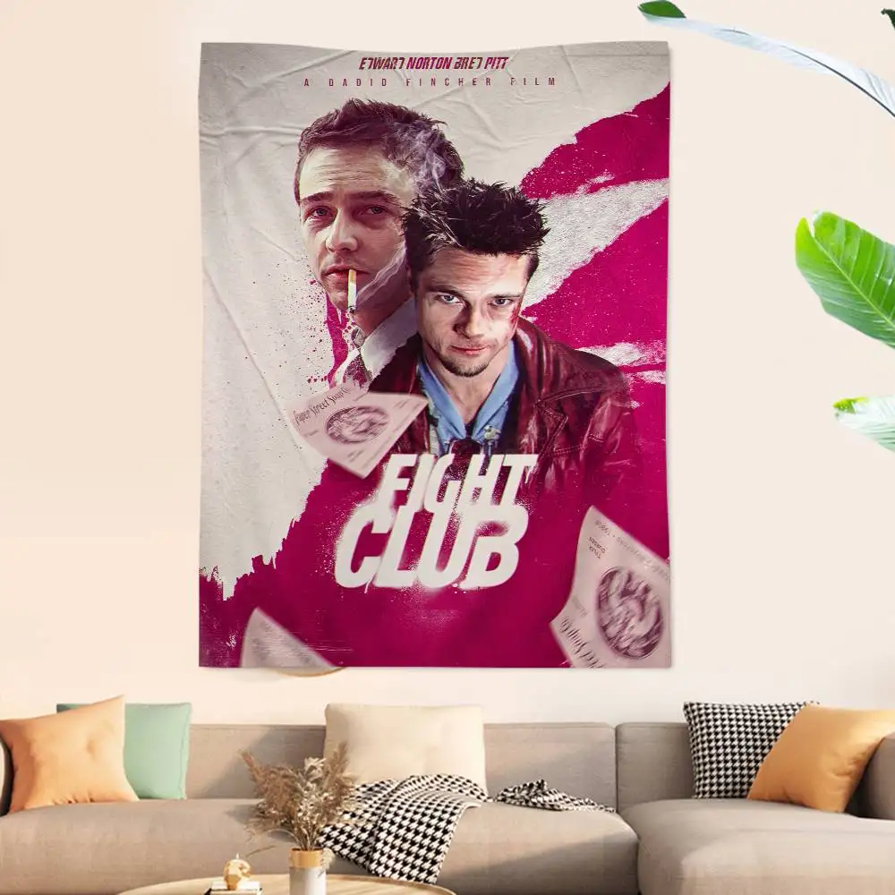 Good Movie F-Fight Club  Colorful Tapestry Wall Hanging Bohemian Wall Tapestries Mandala Wall Hanging Sheets