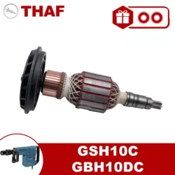AC 220V 240V GSH10C GBH10DC Armature Rotor For BOSCH Jackhammer Spare Parts Demolition Hammer Breaker GSH 10 C GBH 10 DC
