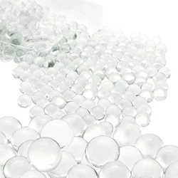 20pcs/pack 10mm 14mm 16mm Glass Balls Transparent Solid Marble for Slingshot Shooting & Marble Track & Traditional Marbles Games