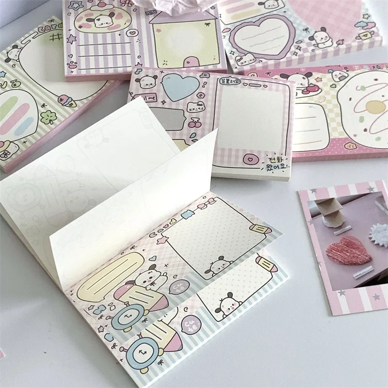 MINKYS 50 Sheets Kawaii Cartoon Memo Pads Paper To Do List Journal Note Paperlaria DIY Material Stationery