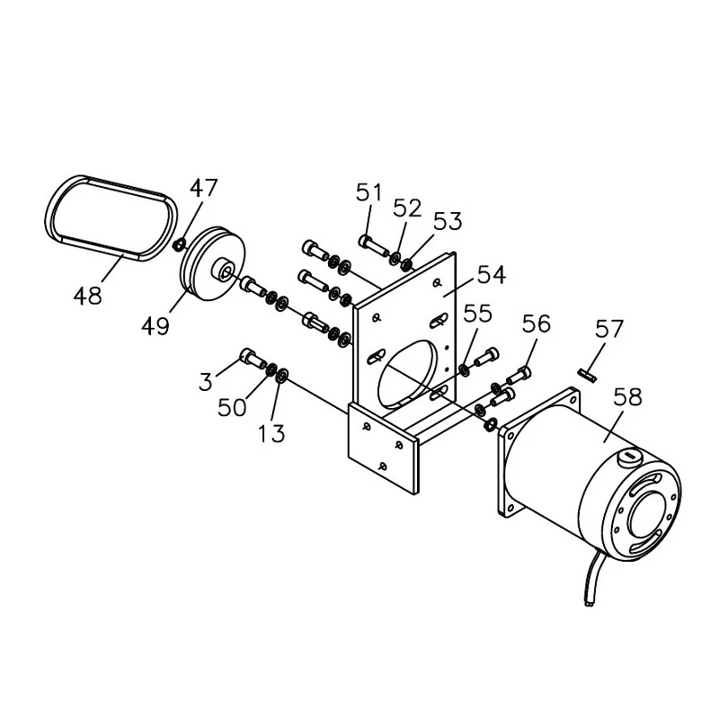 Polia em V do eixo SIEG C0-038/049 e JET BD-3 e Grizzly G0745 Mini Torno Peças Polia de correia em V do motor