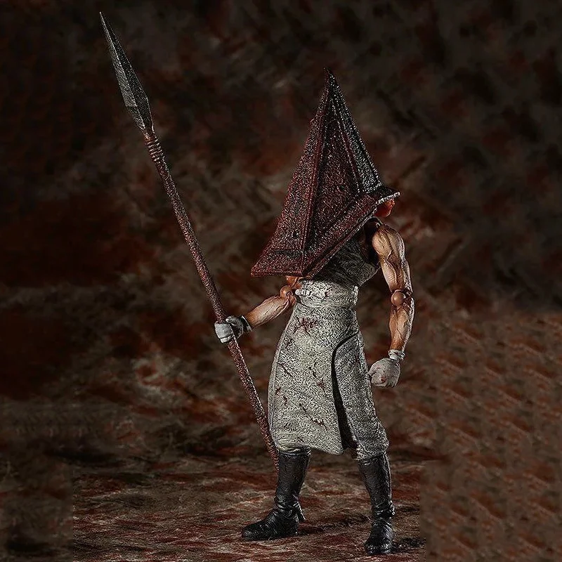 In Stock Silent Hill 2 Gk Figma Sp055 Pyramid Head Anime Figure Pyramid Head Action Figure Gaming Peripherals Doll Statues Toys