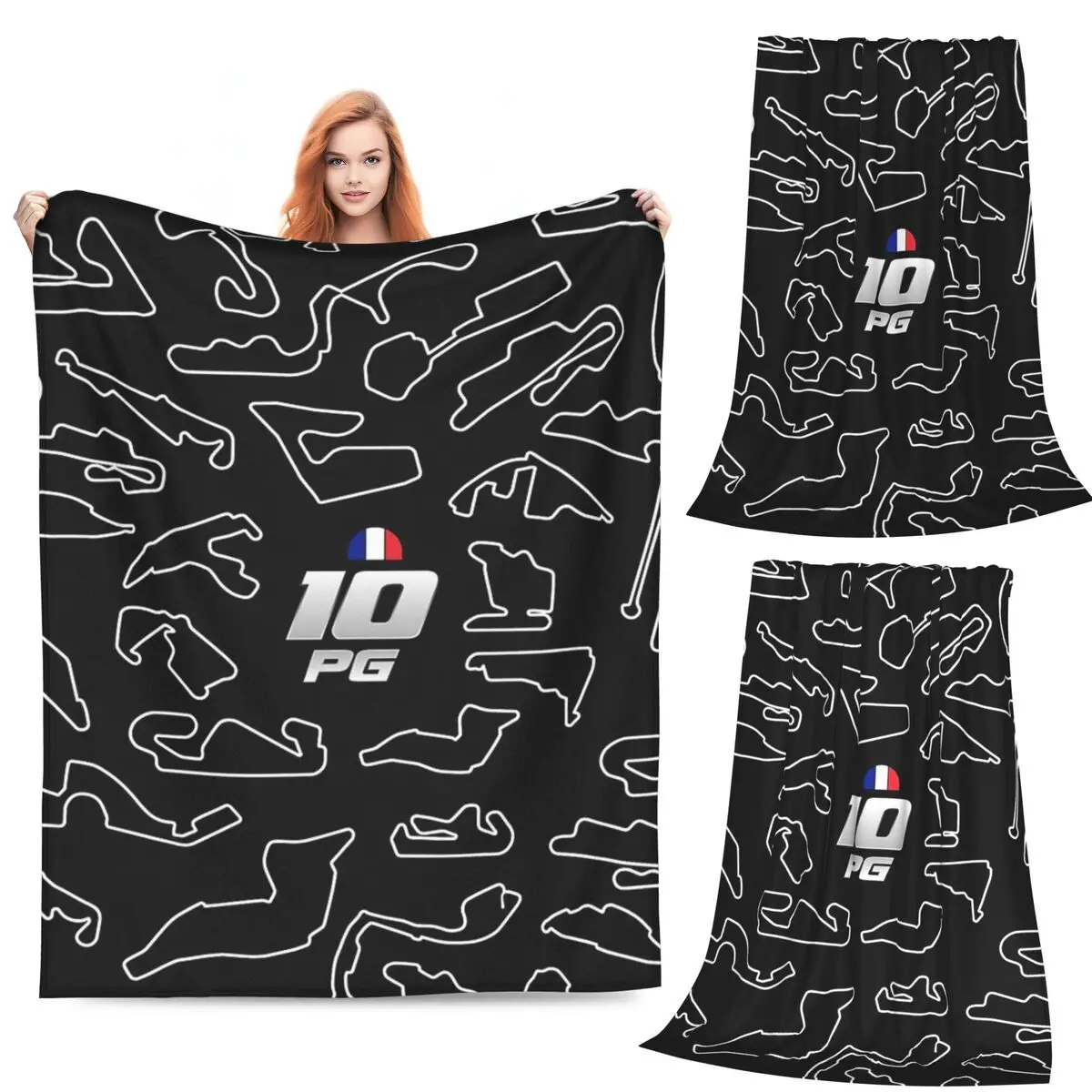 

PG 10 - Circuits Pattern Blanket Fleece Sofa Multi-function Throw Blankets for Couch Bedding Office Throws Bedspread Quilt