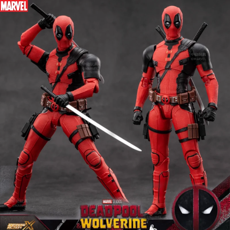 Original Deadpool Action Figure Wolverine Figure Toy Dead Pool Figures Model Doll Statue Kit Collection Kids Christmas Gifts