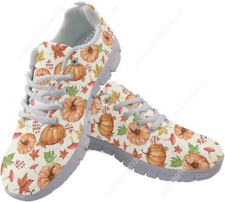 

Women Walking Shoes Non Slip Comfortable White Sole Lace Up Lightweight Sneaker