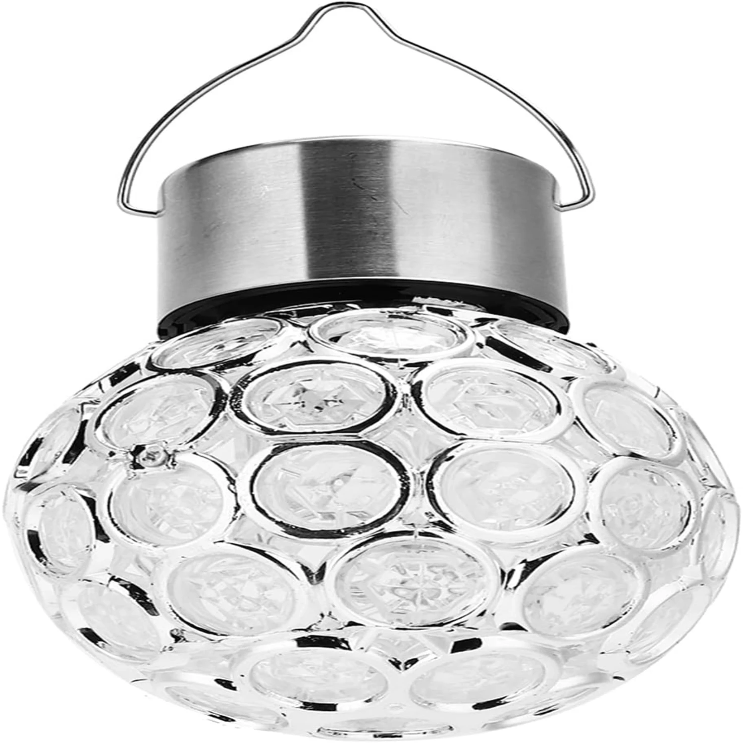 Piccole lampade a sospensione solari impermeabili chic e sofisticate con LED luminosi, perfette per eleganti lampadari sospesi. Squisito