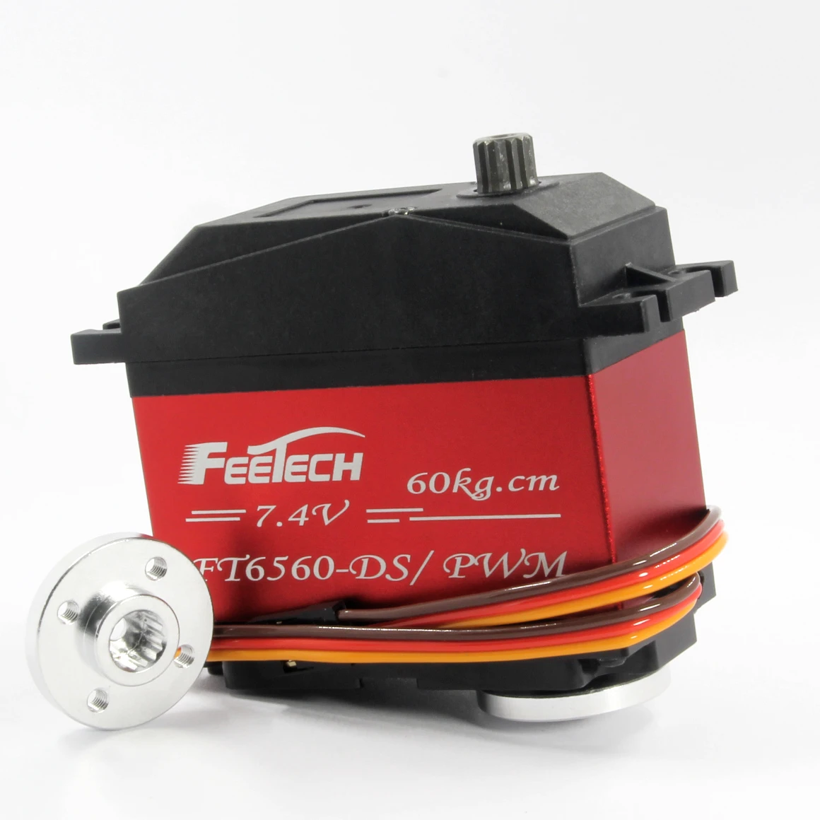 60KG Dual Shafts Robot Servo High Voltage High Torque Steel Gear 180 degree  digital Servo For Robot Arm