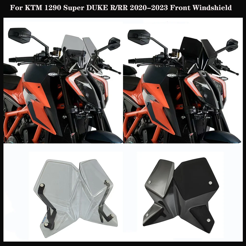 

Wind Deflector ForFor KTM 1290 Super DUKE R/RR 2020-2023 Motorcycle Sport Windshield Viser Visor Deflector WindScreen