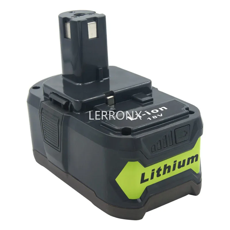 18V 6000mAh Li-ion Rechargeable Battery for Ryobi ONE+ Cordless Power Tool BPL1820 P108 P109 P106 P105 P104 P103 RB18L50 RB18L40